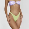 Delphi olijfgroene bikini-onderstuk met ruches