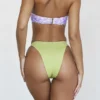 Delphi olijfgroene bikini-onderstuk met ruches