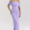 Micah Orchid Ladder Knit Maxi-jurk