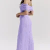 Micah Orchid Ladder Knit Maxi-jurk