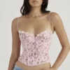 Mila Rose korset met beugels van kant