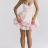 Minimoiselle Ballerina roze tule mini-jurk