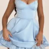 Minimoiselle Cinderella blauwe tule mini-jurk