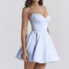 Minimoiselle Cinderella blauwe tule mini-jurk