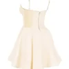 Minimoiselle Vintage crèmekleurige tule mini-jurk