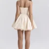 Minimoiselle Vintage crèmekleurige tule mini-jurk