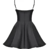Minimoiselle zwarte tule mini-jurk