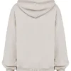 Mirage Cloud katoenen fleece-Hoodie met ritssluiting