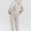 Mirage Cloud katoenen fleece-Hoodie met ritssluiting