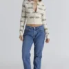 Mistle-Bow wollen vest met all-over print