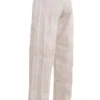 Mistress Rocks crèmekleurige Jeans met stoffige print en gerafelde zomen – Sale