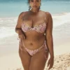 Monaco Olive Floral beugelbikini-top