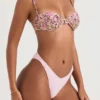 Monaco Olive Floral beugelbikini-top