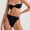 Monaco zwarte beugelbikini-top