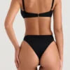 Monaco zwarte beugelbikini-top