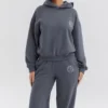 Muse Slate katoenen Hoodie met fleece binnenkant