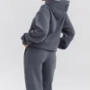 Muse Slate katoenen Hoodie met fleece binnenkant