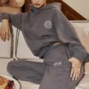 Muse Slate katoenen Hoodie met fleece binnenkant