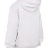 Muse witte Hoodie met katoenen fleece binnenkant