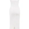 Myla witte gebreide maxi-jurk
