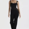 Mylene zwarte corset Jumpsuit
