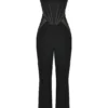 Mylene zwarte corset Jumpsuit