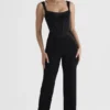 Mylene zwarte corset Jumpsuit