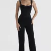 Mylene zwarte corset Jumpsuit