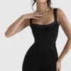 Mylene zwarte corset Jumpsuit