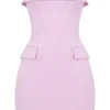Naia Cotton Candy strapless mini-jurk