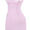 Naia Cotton Candy strapless mini-jurk