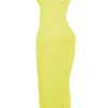 Nalini Acid Lime Korsetten-Jurken Maxi-jurk