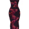 Nalini romantische maxi-jurk met bloemenprint