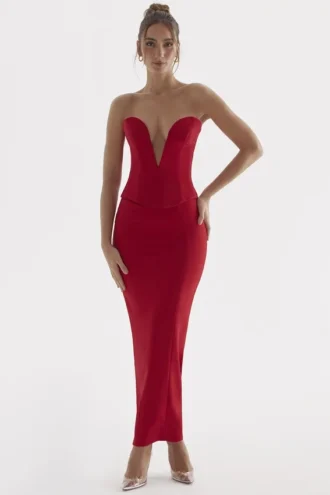 Nayara Red Rose maxi-rok