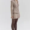 Buckingham Puppytooth Check Hourglass-jasje