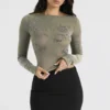 Nisha zwarte sculpting minirok