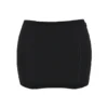 Nisha zwarte sculpting minirok