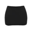 Nisha zwarte sculpting minirok