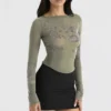 Nisha zwarte sculpting minirok
