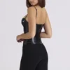 Noella Zwart Latex Korsetten Top – Limited Edition