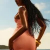 Noli Sorbet gebreide maxi-jurk