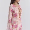 Oceana strandjurk met bloemenprint als bovenkleding