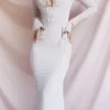 Ophelia Crystal Cutout Midi-jurk