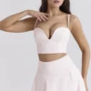Pabla Ballerina Roze Cropped Bralette Top