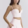 Pabla Ballerina Roze Cropped Bralette Top