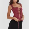 Parisa Merlot bloemenkorsetten