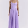 Pascha Orchid Butterfly Korsett Maxi-Jurken