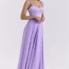 Pascha Orchid Butterfly Korsett Maxi-Jurken