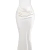 Persephone ivoorkleurige strapless korsettenjurk