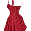 Pietra Cherry korsettenminijurk